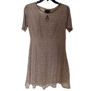 Enfocus Studio Juniors Lace Lined Dress Size 8